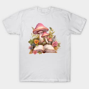 Magical Mushroom Spellbook T-Shirt